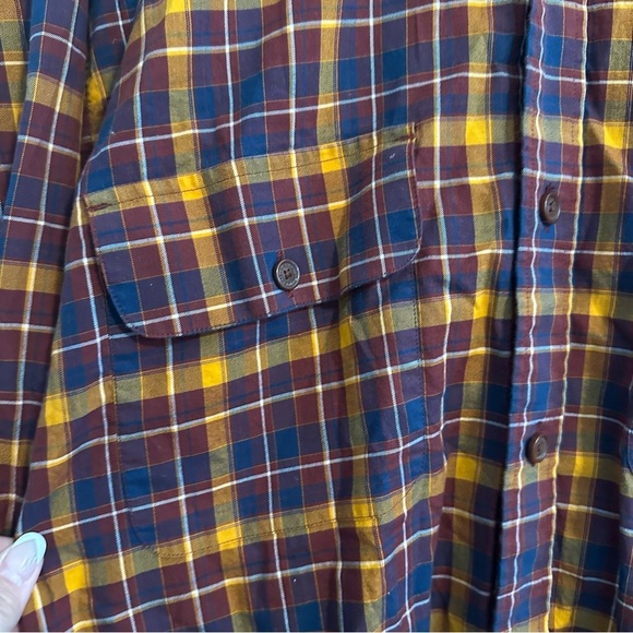 ORVIS Men's Plaid Button Down Size Large 100% Cotton Casual Mid-Weight Durable - Picture 4 of 10